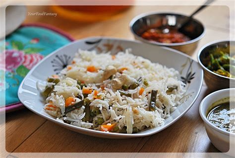 Veg Pulao Recipe - Vegetable Pulao - Pilaf Rice - Your Food Fantasy