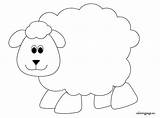 Sheep coloring page – Coloring Page sketch template