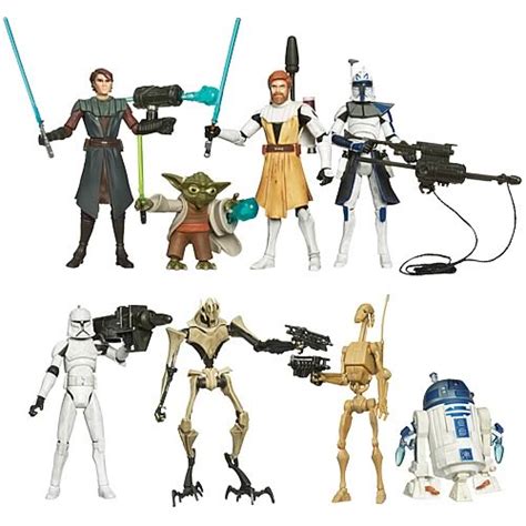 Star Wars Clone Wars Action Figures Wave 1