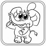 Preschool Elephant Coloring Pages sketch template