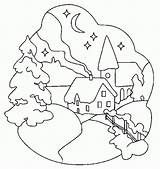 Printable Winter Scene Coloring Pages  Home sketch template