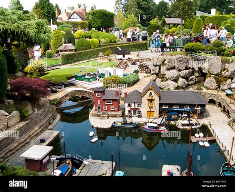 Bekonscot Model Village in miniature Beaconsfield, Buckinghamshire England Britain UK. The ...