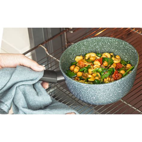 Eco Non-Stick Saucepan, Lid & Frying Pan Set - 5 Piece | Prestige