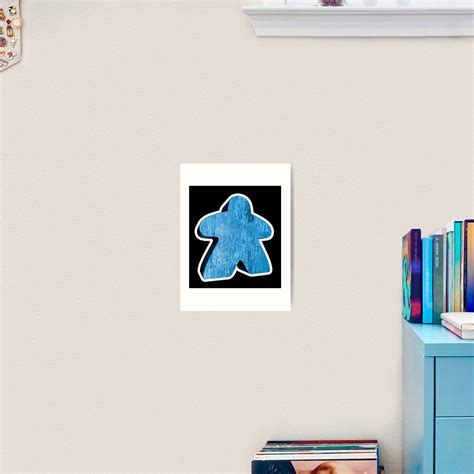 Giant Blue Meeple Art Print by TONYSTUFF | Art prints, Print, Prints