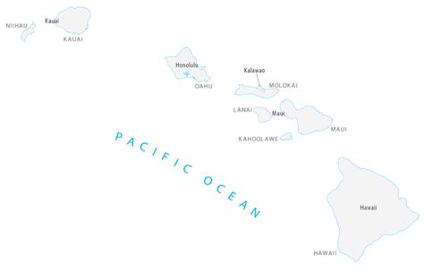 Hawaii County Map - GIS Geography