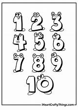 Number 1 Coloring Pages For Preschoolers sketch template