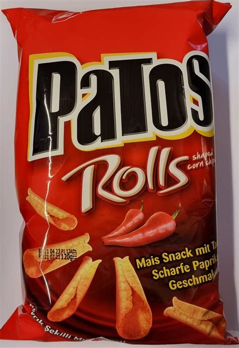 Patos Rolls Chips 120g | Velkommen til Dagligvare på nett - Dagligvarebutikk - Marutham.no