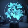 Flower Lamp Laser Cut DXF File - Dezin.info