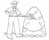 Farmer coloring Pages  Free Coloring sketch template