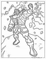 20 Thanos Coloring Pages Free PDF Printables sketch template