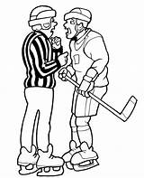 Hockey Coloring Pages sketch template