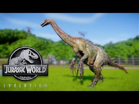 Jurassic World Evolution | Therizinosaurus - A Massive Theropod - YouTube