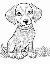75 Dog Coloring Pages Printable Cute Sheets sketch template