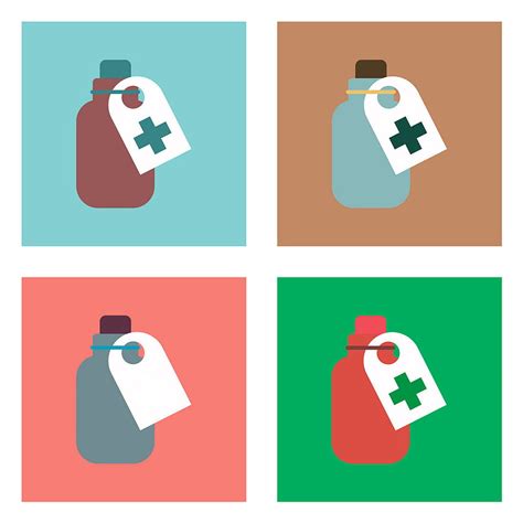 Flat icon design collection medicines bank vector ai eps | UIDownload