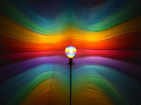 Rainbow light | Colored light bulbs, Painted light bulbs, Mood light