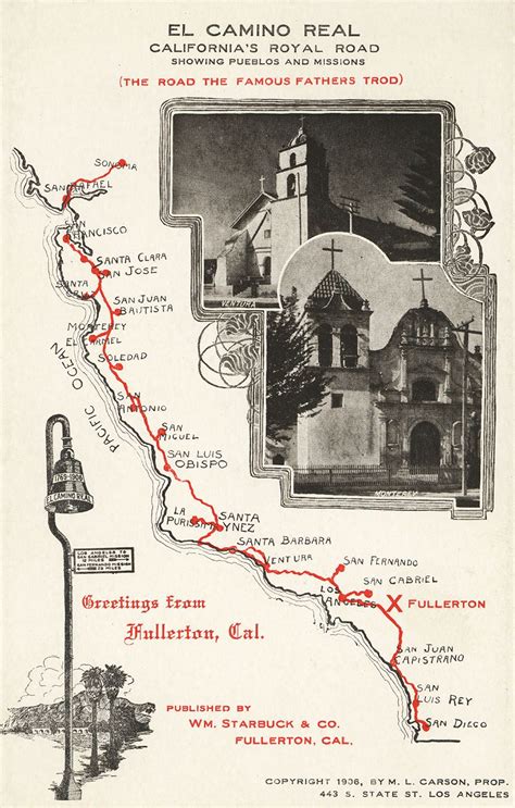 Should California's El Camino Real Become a UNESCO Landmark? | California history, Camino real ...