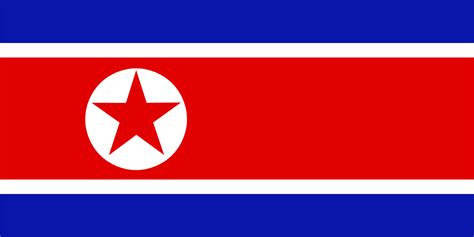 North Korea Flag · Free vector graphic on Pixabay