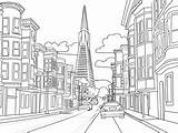 San Francisco Coloring Page  sketch template