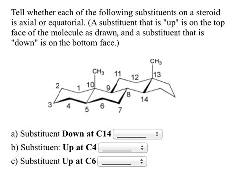 Solved Tell whether each of the following substituents on a | Chegg.com