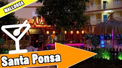 Santa Ponsa Majorca Spain: Evening and nightlife - YouTube