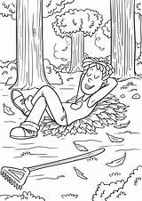Fall & Autumn coloring Pages  ColoringLib sketch template