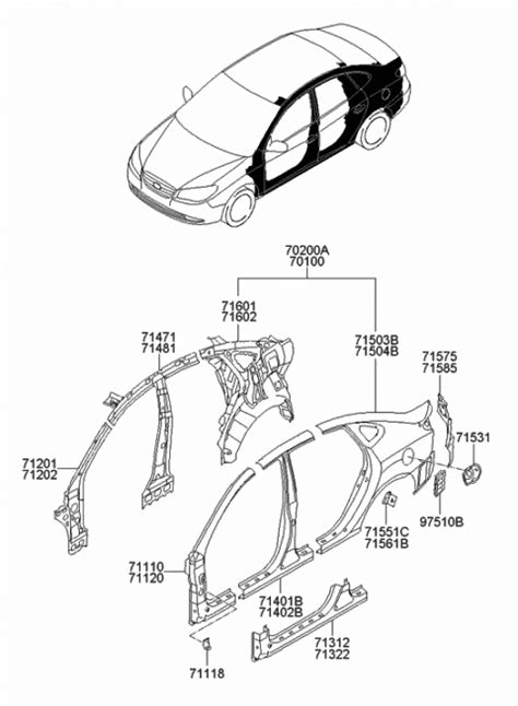 Hyundai Elantra Body Parts Diagram | ubicaciondepersonas.cdmx.gob.mx