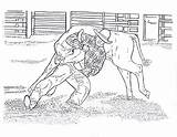 Rodeo Coloring Pages sketch template