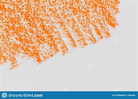 Orange Color Crayon Hand Drawing Texture Stock Photo - Image of orange ...