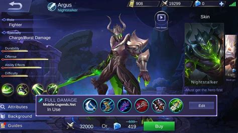 Free download Argus Full Damage Build 2020 Mobile Legends [1280x720] for your Desktop, Mobile ...