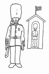 Coloring Page  English guards Coloringme sketch template