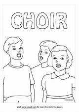 Choir Colouring Pages Sketch Coloring Page sketch template