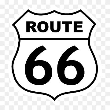 Free download | U.S. Route 66 Logo Road US Numbered Highways, route 66, white, text, logo png ...