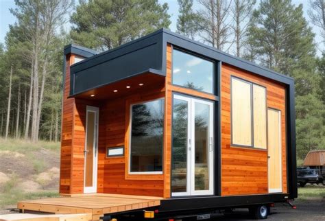 Premium AI Image | modern contemporary tiny house