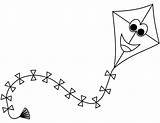 Normal Kite Coloring Page  Free Printable Coloring Pages For Kids sketch template