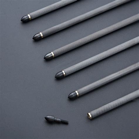 6X 20'' Crossbow Bolts Carbon Arrow Straightness .006 & 3X Lighted ...