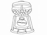 Free Printable Gumball Machine Coloring Pages sketch template