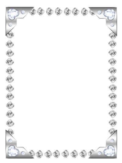 Diamond Border Png - Clip Art Library