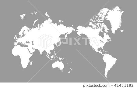 3D, global, world map - Stock Illustration [41451192] - PIXTA