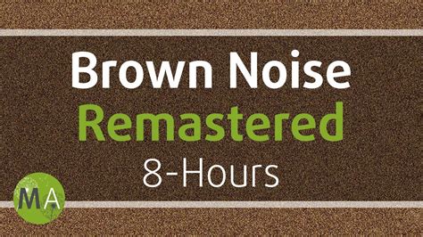 Smoothed Brown Noise 8-Hours - Remastered, for Relaxation, Sleep, S...