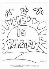 Free He Is Risen Coloring Page  Coloring Printables Kidadl sketch template