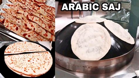 ARABIC SAJ BREAD | ULTIMATE DUBAI FOOD | Chicken And Cheese Saj | Lebanese Cheese Saj chef ...