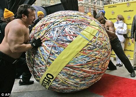 Rubber Band Ball: Largest rubber band ball