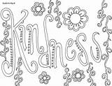 Word Coloring Pages  DOODLE ART ALLEY sketch template