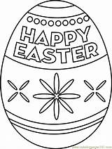 Happy Easter Egg Coloring Page For Kids  Free Printable sketch template