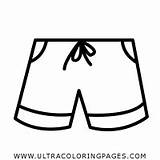 Shorts Coloring For Kids Pages sketch template