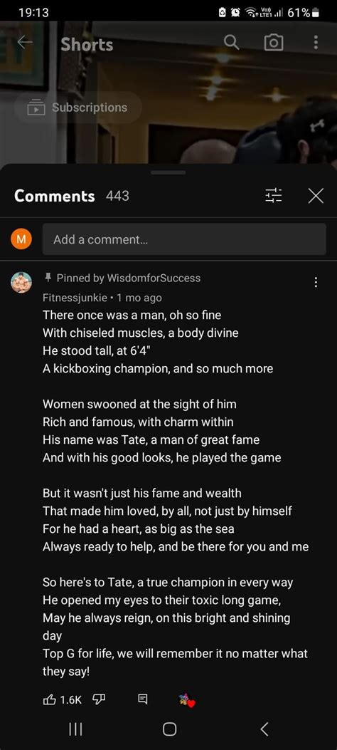 This guy made a poem about Andrew Tate 💀 : r/shitposting