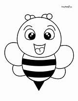 Printable Bee Coloring Pages – 30 Cute Sheets  Easy Peasy And Fun sketch template