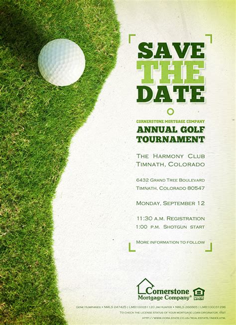 2011 Cornerstone "Colorado" Golf Tournament Collateral :: Behance