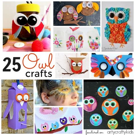 25 Owl Crafts for Kids | Arty Crafty Kids | Owl Art & Craft Projects for Kids