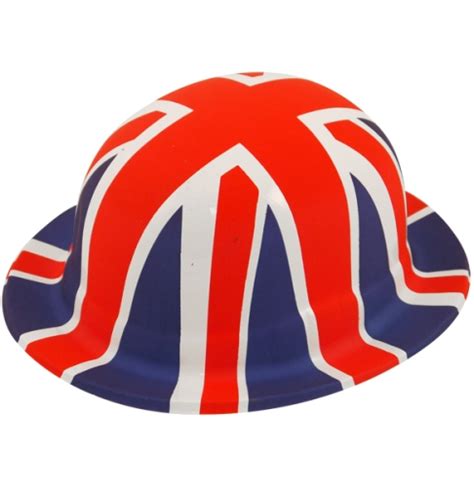 Bowler Plastic Union Jack | Party Supplies from Novelties Direct - Novelties (Parties) Direct Ltd